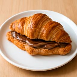 Croissant de Nutella y fresa