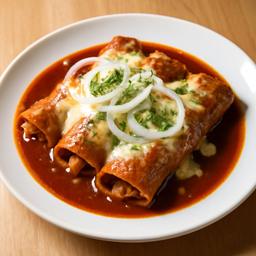 Enchiladas al chipotle