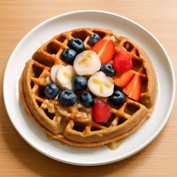 Waffle de frutos rojos